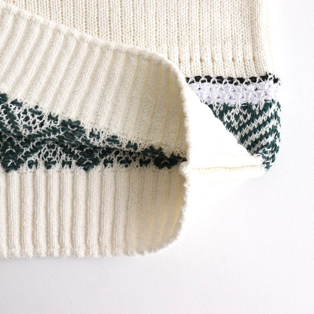 family traditions knit tops #Off white [251804]