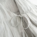 雲のウツロイ：Cache-coeur tunic #white powder×ink [11261-07507]