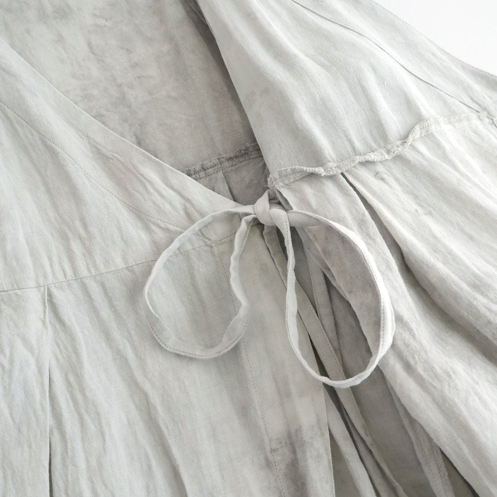 雲のウツロイ：Cache-coeur tunic #white powder×ink [11261-07507]