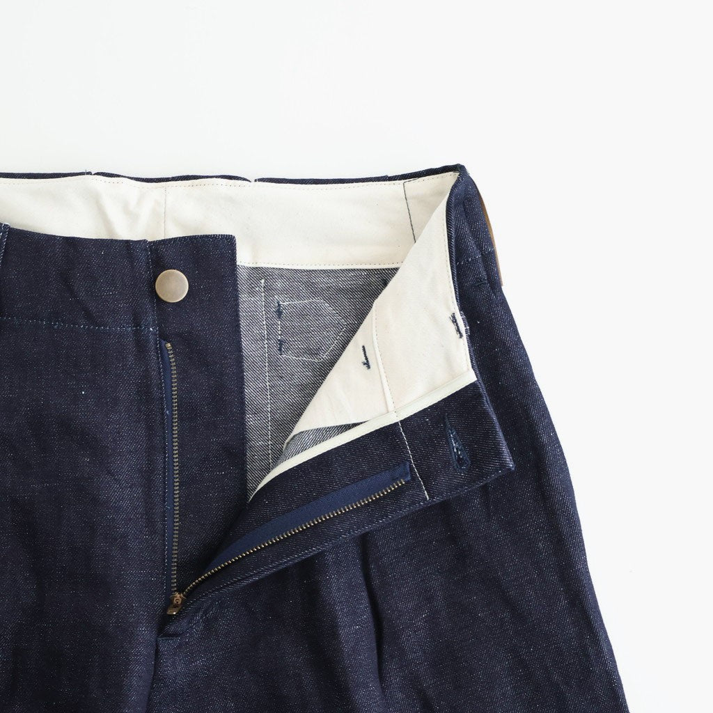 HW wide trousers #Indigo [261505]