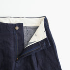 HW wide trousers #Indigo [261505]