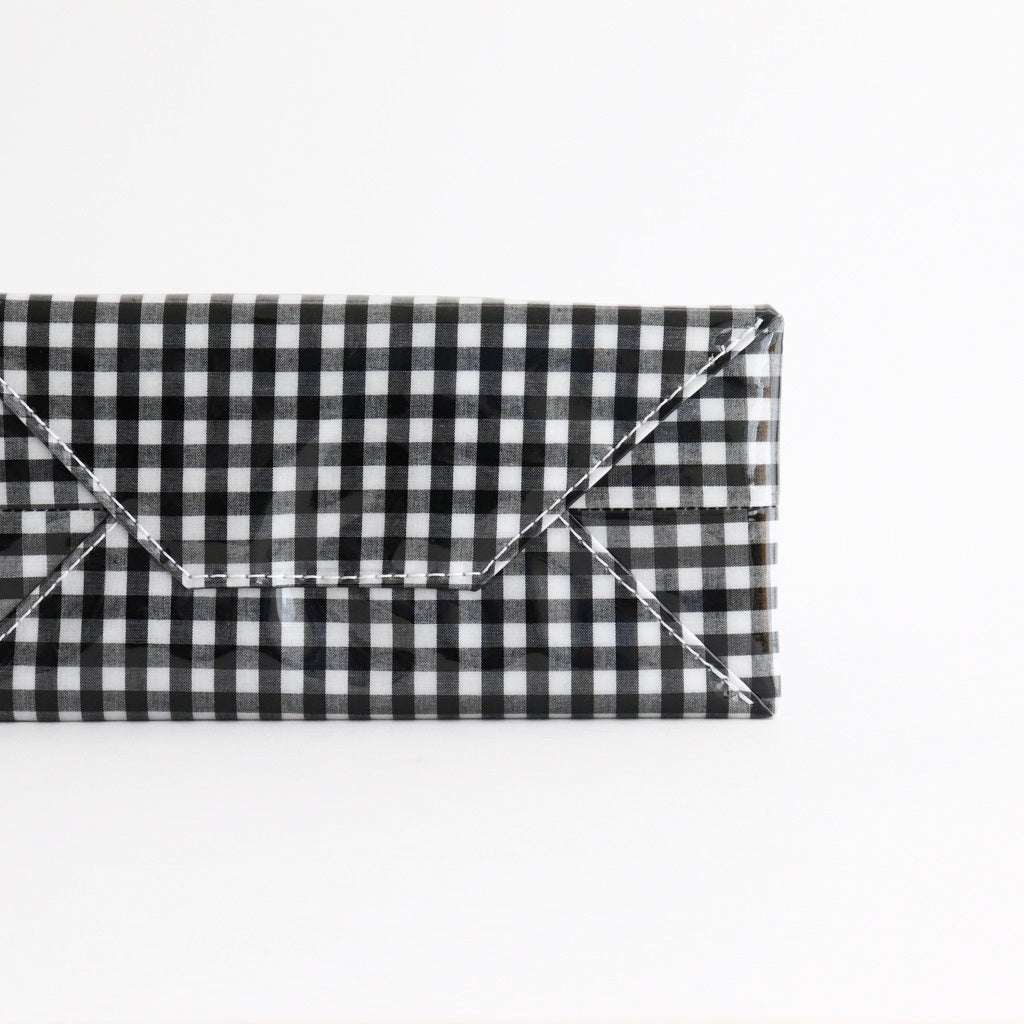 PAPER TOTE SMALL #GINGHAM BLACK [TMB-2286H]