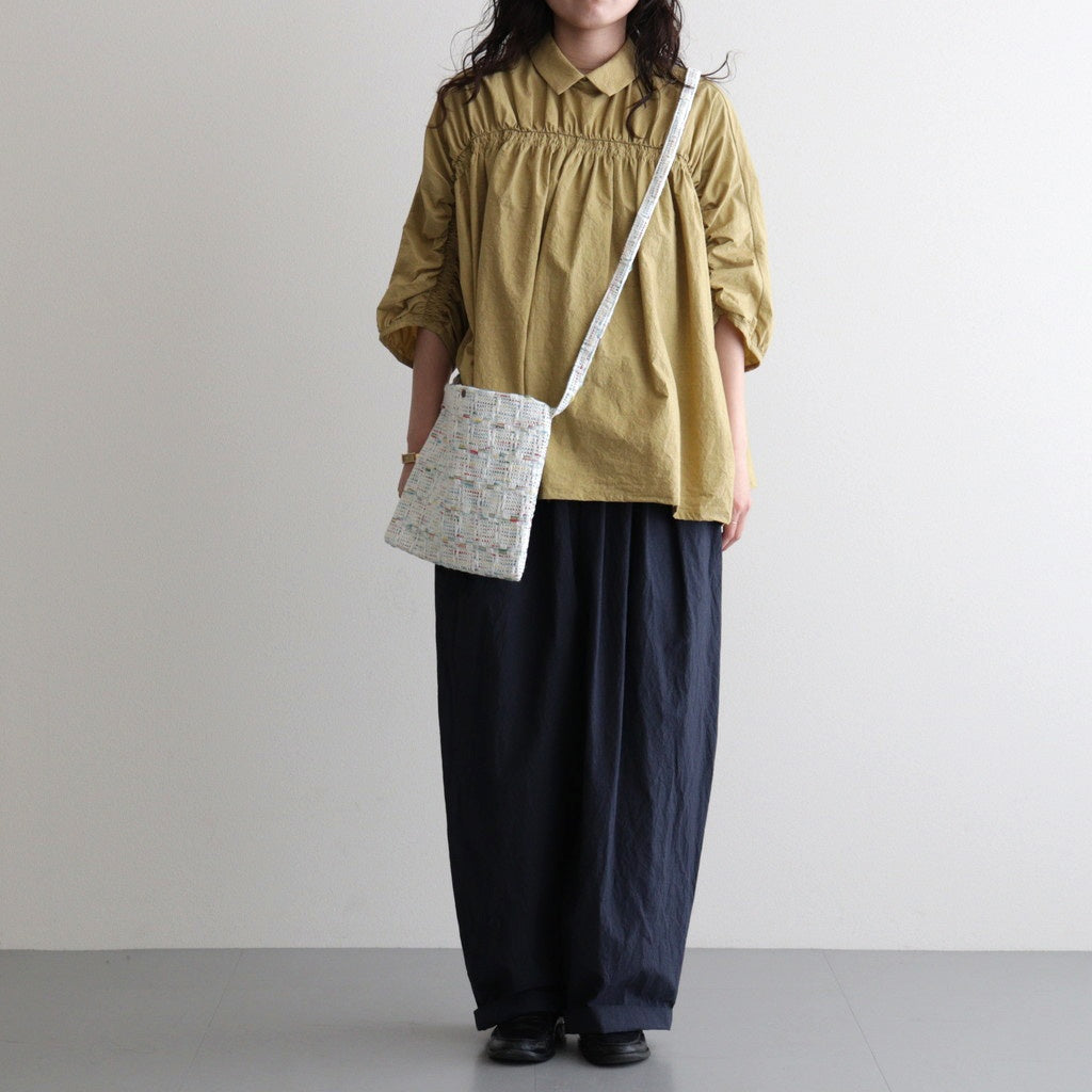 shirring blouse #paper YW [KJ507SS41]