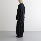 cotton & silk slub yarn bottle-neck P/O #black [WXSP-UW125]