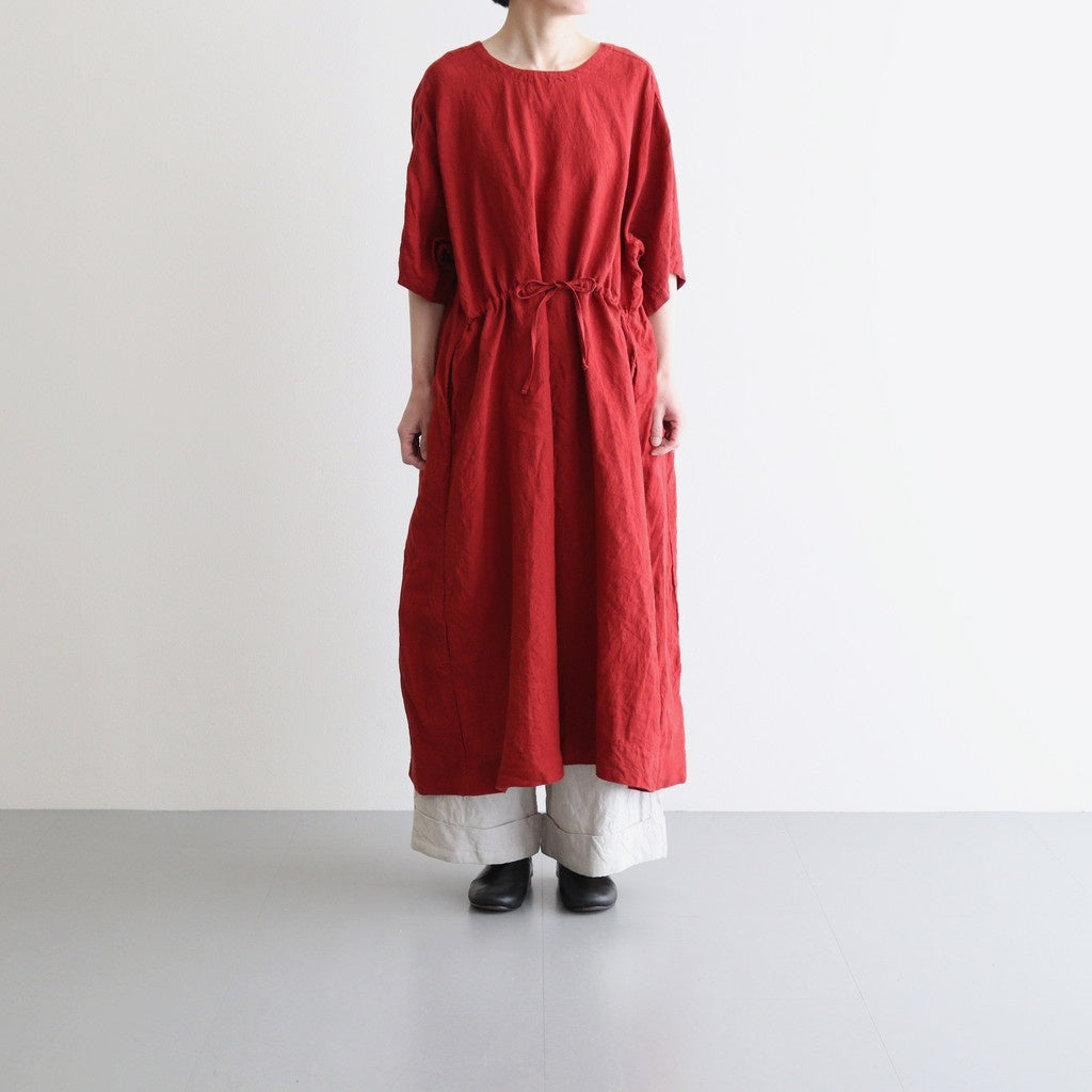 Olivier Linen Dress #D.red [A232251TD725]