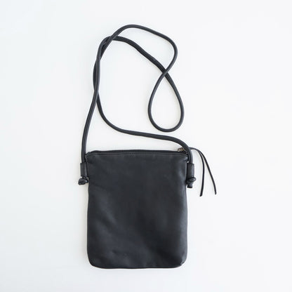 ALL PLAIN SHOULDER POUCH #9900 BLACK [SVMDS2501P]
