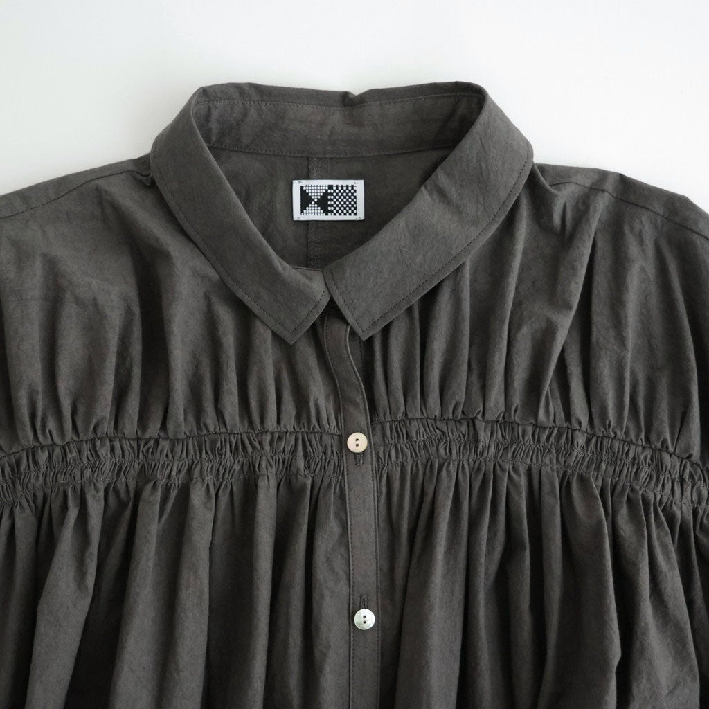 shirring blouse #paper CH [KJ602AW44]