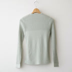 存在すること：ニットプルオーバー #pale green [13253-12107]