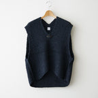 Slub bubble Vest #D.Navy [Oni063]