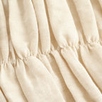 SHIRRING VEST #Amtique White [no.8003]