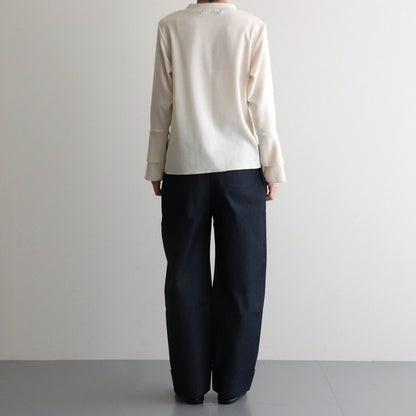 Corduroy like pullover #ivory [1477-000]