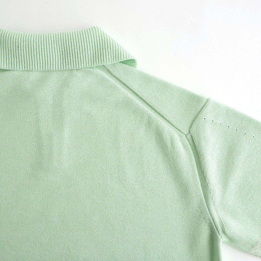 Kafusho Polo Knit #Pale green [261808]