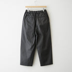 WEST POINT 2TUCK TAPERED EASY PANTS #9800 CHARCOAL.GREY [GNMDS2501WP]