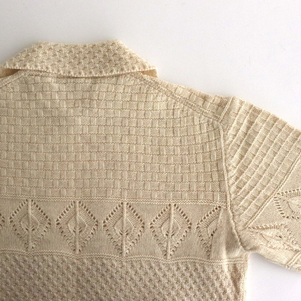 Sankayo ​​cable knit jacket #Ivory [242806]