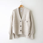 Loop-boucle pocket Cardigan #Beige [Oni065]