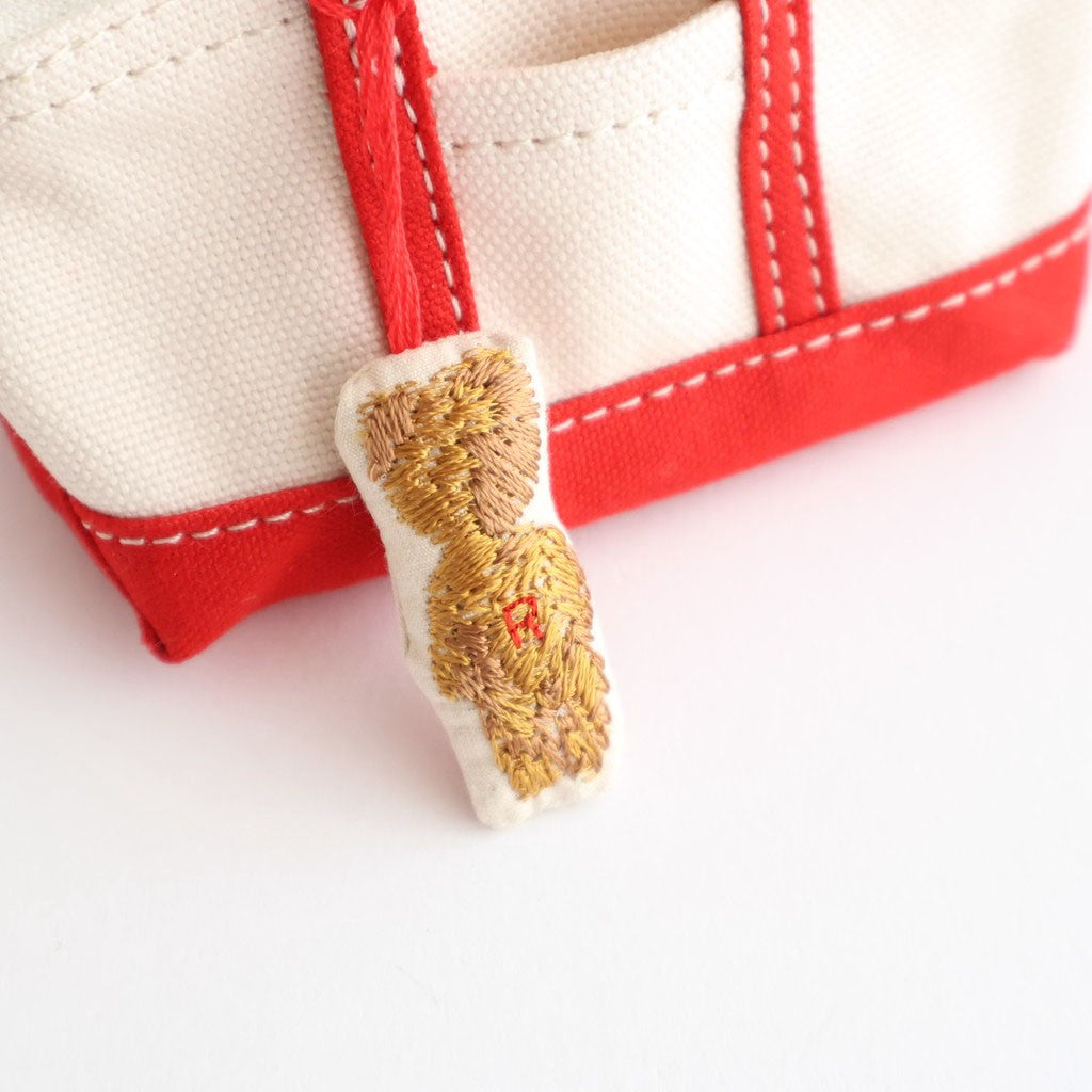 MINI MINI TOTE KEY RING #Red bear付き [no.8008]