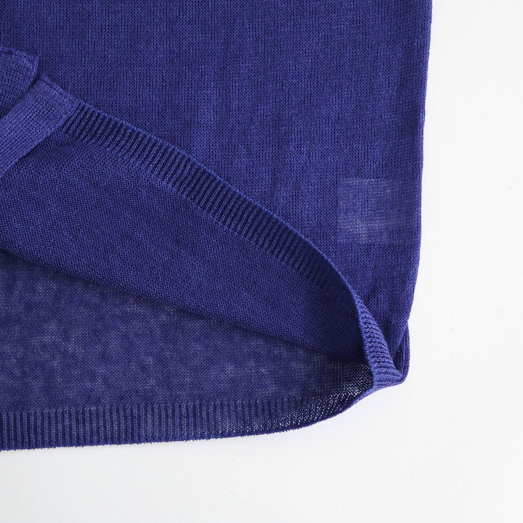 Fesca Linen Knit No Collared #PP [A232261TK865]