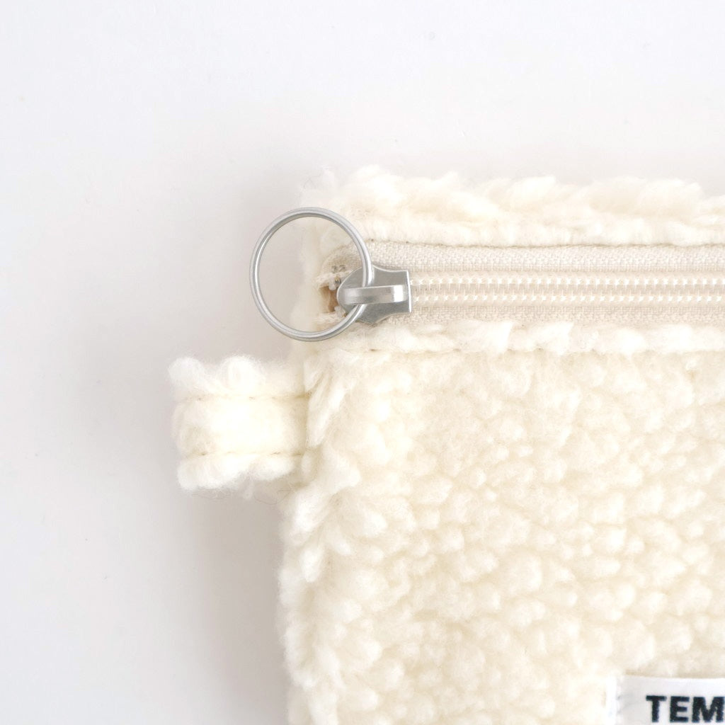 FLAT POUCH SMALL #NATURAL [TMB-2433A]