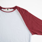 cashmere & supima cotton gauze jersey baseball Tee #light blue [WXFL-UW105]
