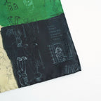 MOSAIC GRAFFITI SCARF #Green [no.7966]