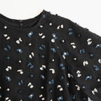 balloon sleeve pullover #itomaki BK [KJ507SS44]
