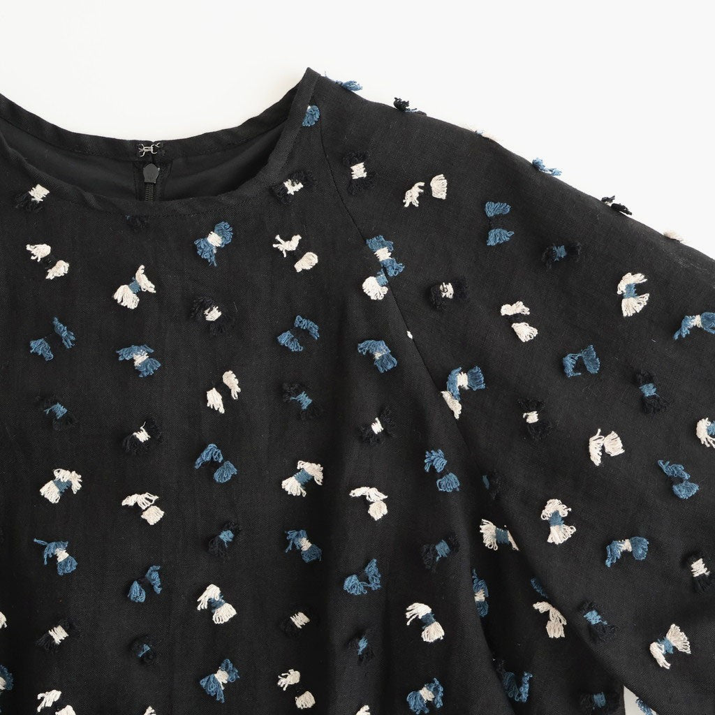 balloon sleeve pullover #itomaki BK [KJ507SS44]