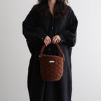 WILD BERRY FIELD HAND KNIT BASCKET #Brown [no.7897]