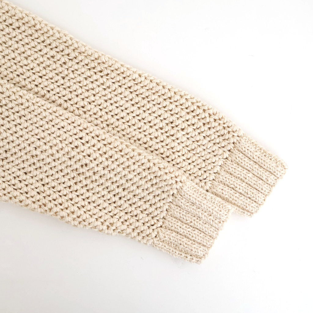 ネパール手編みKNIT クルーネックカーディガン #012 キナリ [PA260KN024]