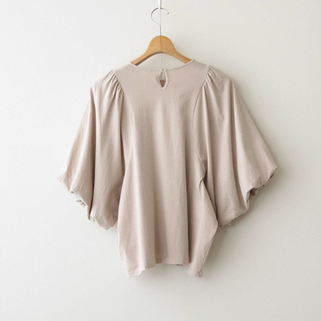 芽：パフスリーブプルオーバー #ash rose [13262-04107]