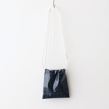 巾着POCHETTE #CHECK NAVY [TMB-2586H]