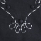 夢詠み Embroidered vest #Black [26F-JK145-CWF]