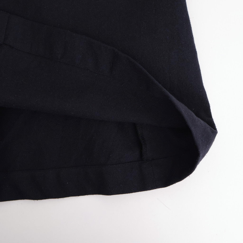 冬の肖像 Square Neck tucked dress #black [TLF-126-op006-cst]