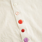 DROP CANDY BUTTON NO SLEEVE T #Natural [no.8194]