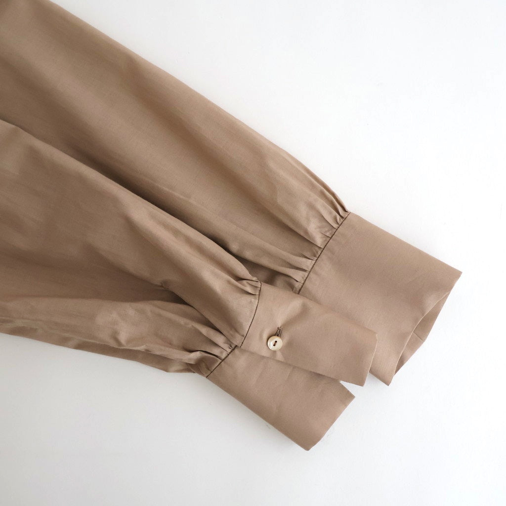 静寂の欠片 Funnel neck shirt #beige [TLF-126-sh003-la]