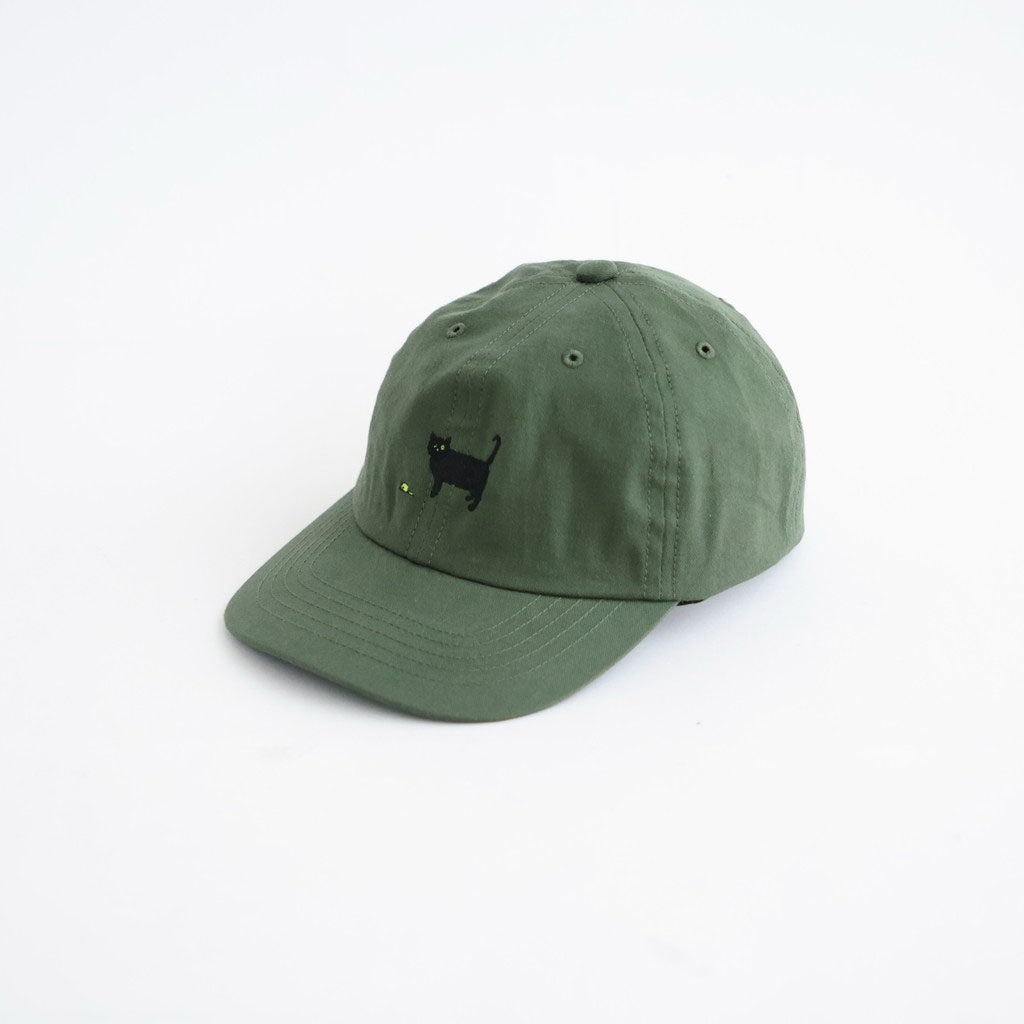 BLACK CAT CAP #TWILL DK-GREEN [TMBA-117H]