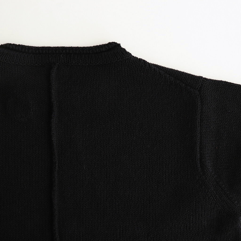 Damm Cotton Silk Half Sleeve #Black [A232251TK762]