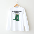GREEN BOOT L/T SHIRT #White [no.7655]