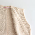 PANIER NO SLEEVE CARDIGAN #IVORY [26-0051A]