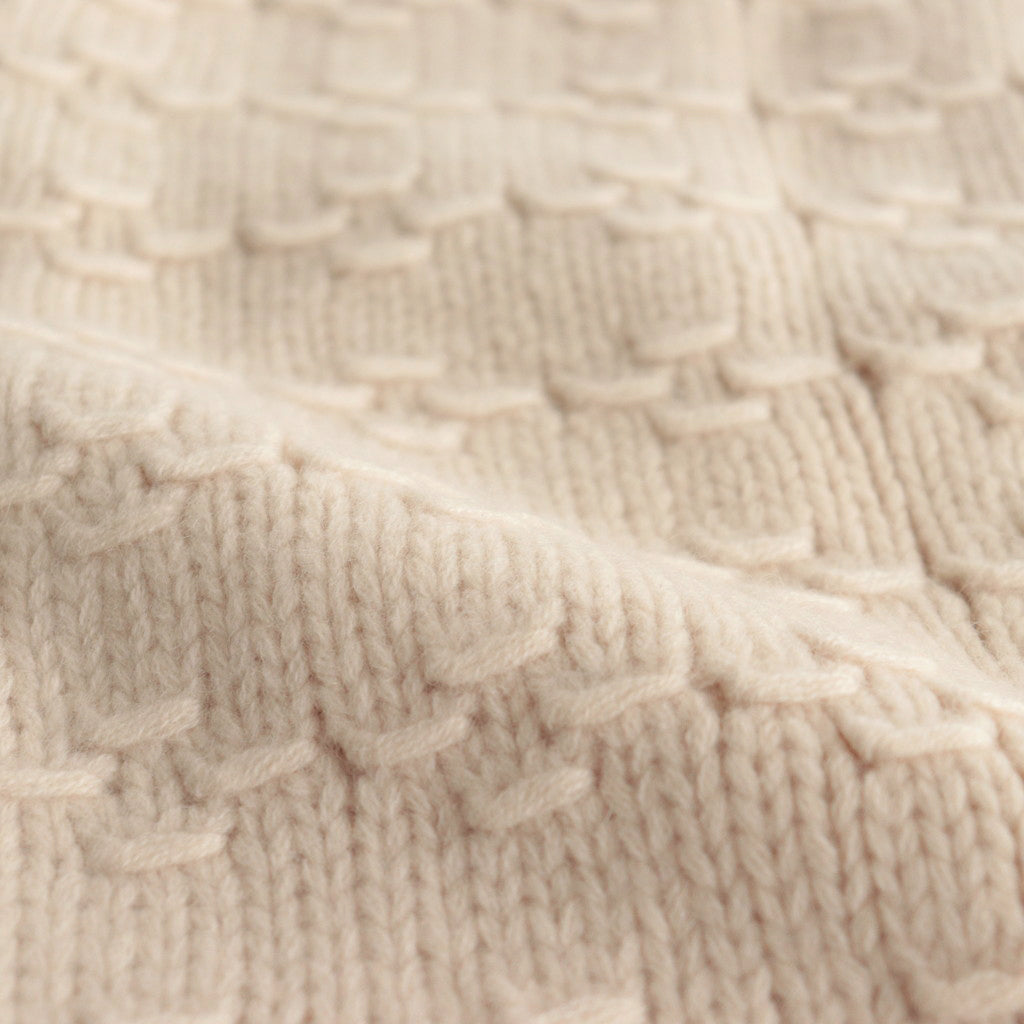 PANIER NO SLEEVE CARDIGAN #IVORY [26-0051A]