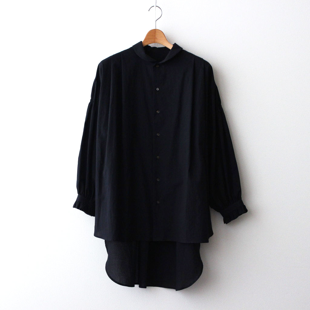 Aekana Hikari classic long tail shirt #black [TLF-224-sh004-vcl]