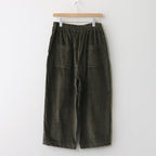 Double Corduroy Tuck PT #025 Khaki [US234PT023]