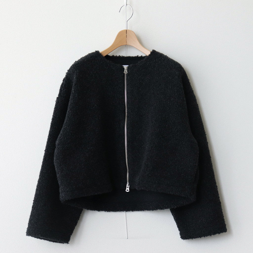ボアZIPブルゾン #009 TOPチャコール [US234CT014]