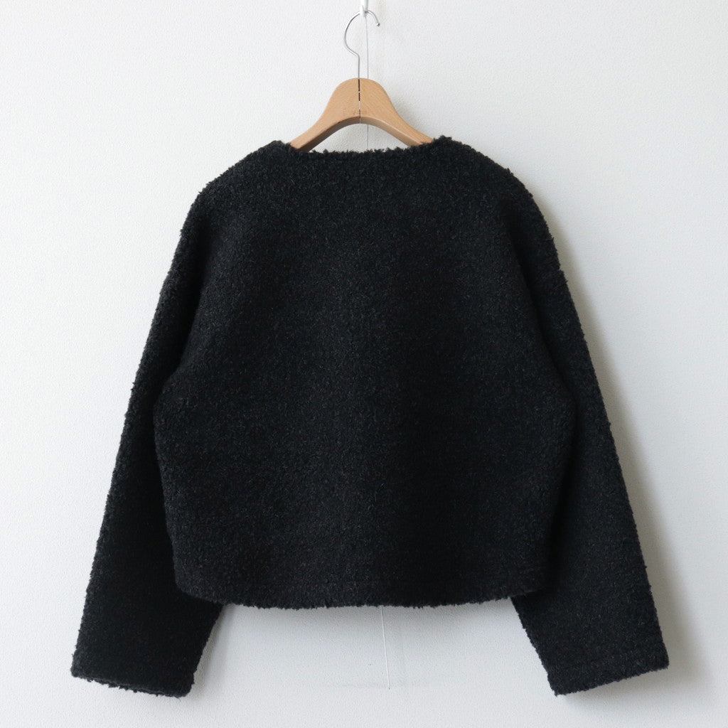 ボアZIPブルゾン #009 TOPチャコール [US234CT014]
