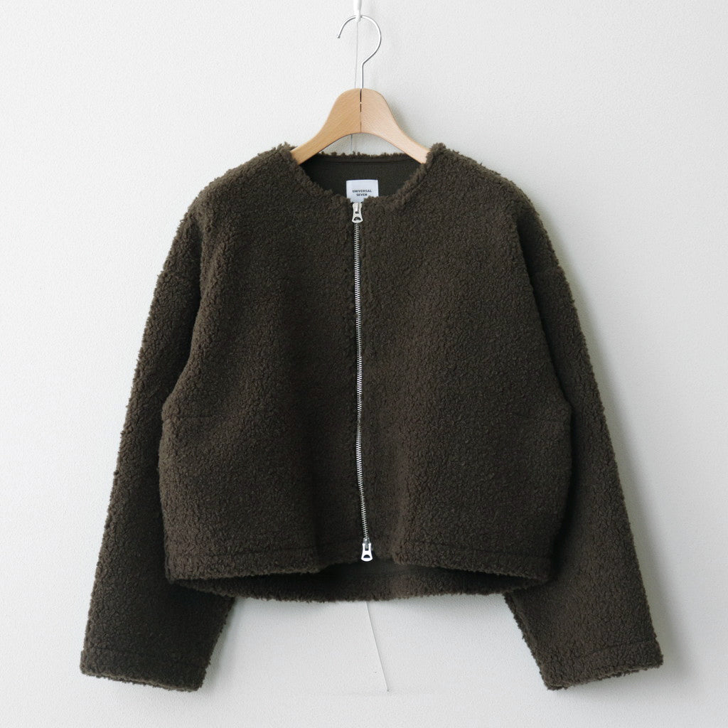 ボアZIPブルゾン #025 カーキ [US234CT014]