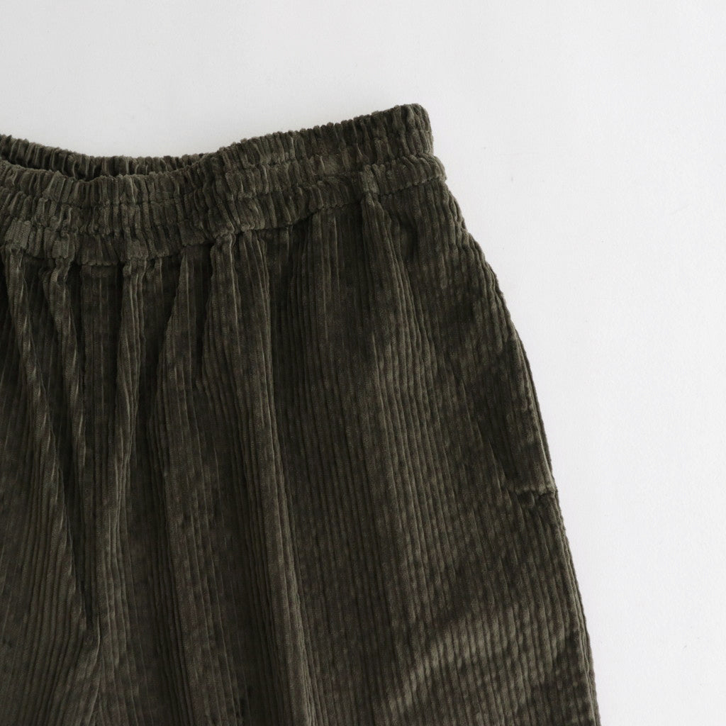 Double Corduroy Tuck PT #025 Khaki [US234PT023]