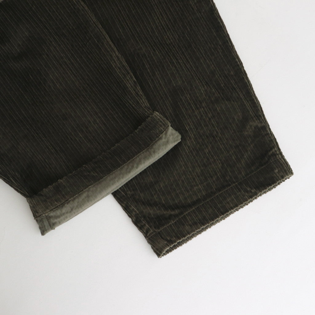 Double Corduroy Tuck PT #025 Khaki [US234PT023]