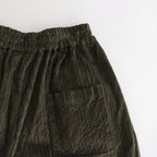 Double Corduroy Tuck PT #025 Khaki [US234PT023]