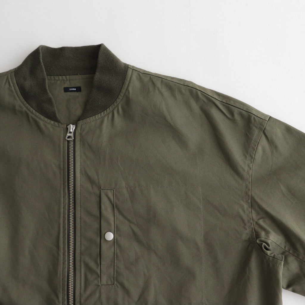 Cotton Weapon Rib Blouson #025 Khaki [TS233BZ095]