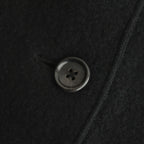 WOOL FELT KNIT OVERSIZE COAT #BLACK [no.6455]