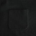 WOOL FELT KNIT OVERSIZE COAT #BLACK [no.6455]